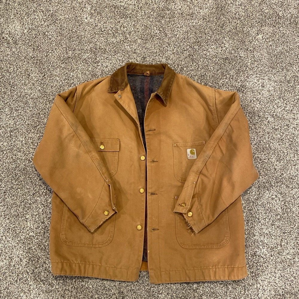 vintage detroit carhartt workwear jacket